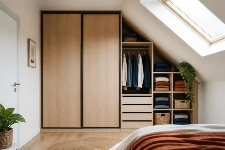 comment aménager un dressing sous pente